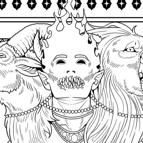 Asmodeus Coloring Page
